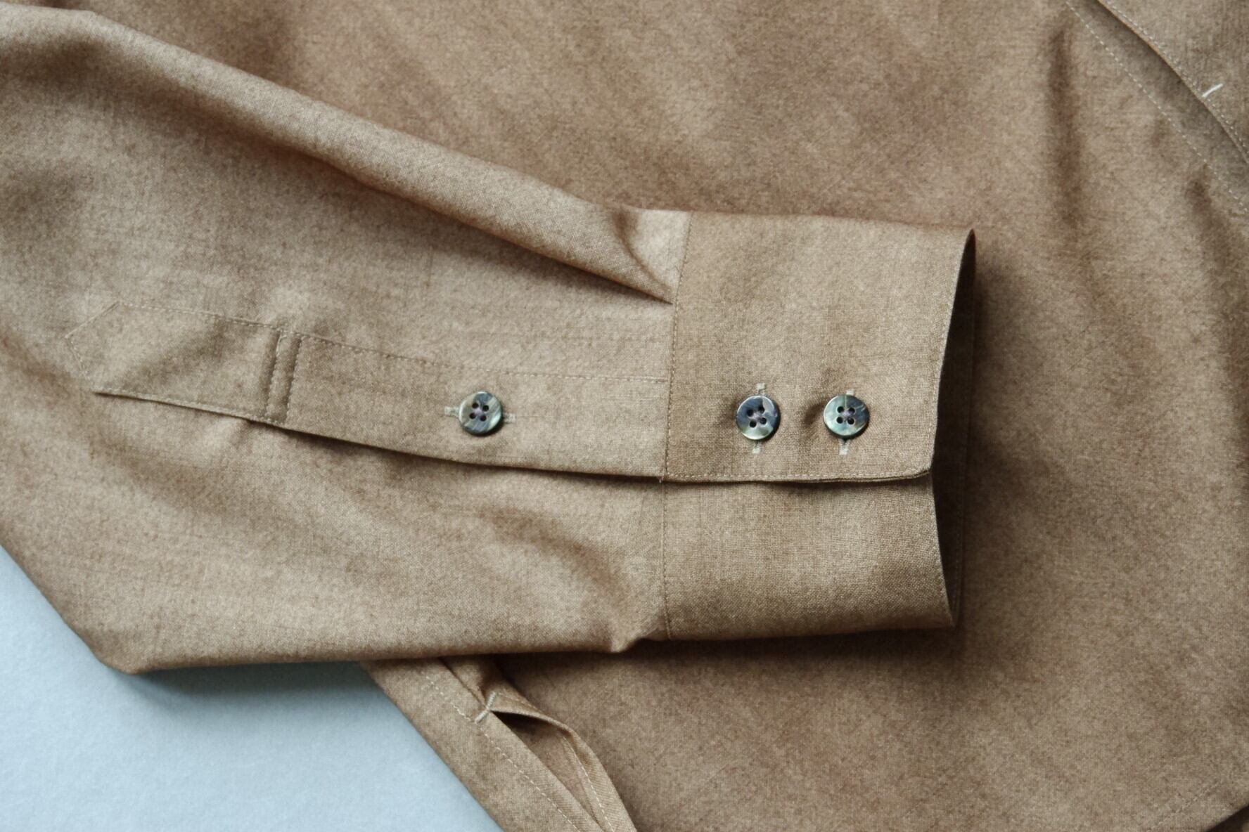 YANTOR Hand Silk Cotton Flyfront Shirts