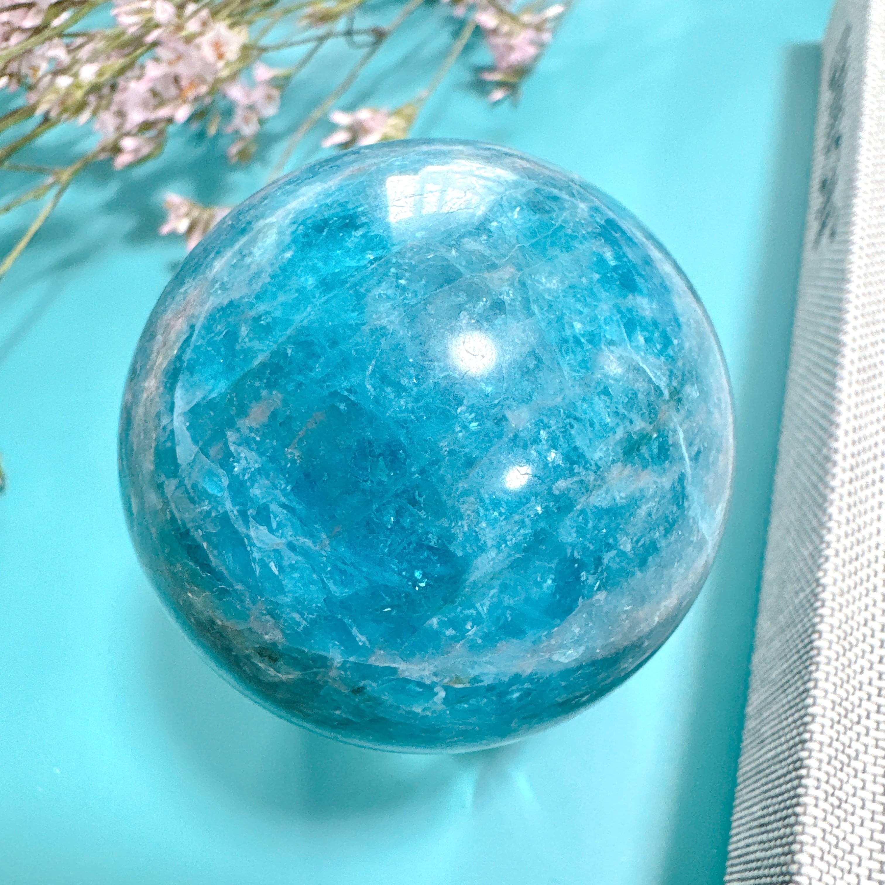 アパタイト スフィア 丸玉 天然石 | Rinolis-interior stones 天然石