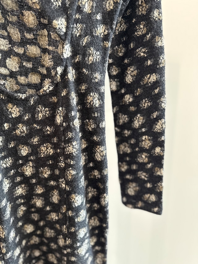 ERiKOKATORi/ EK13-2-3 flower wool backless dress flower