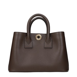 BURBERRY バーバリー レディース ハンドバッグ レザー ブラウン