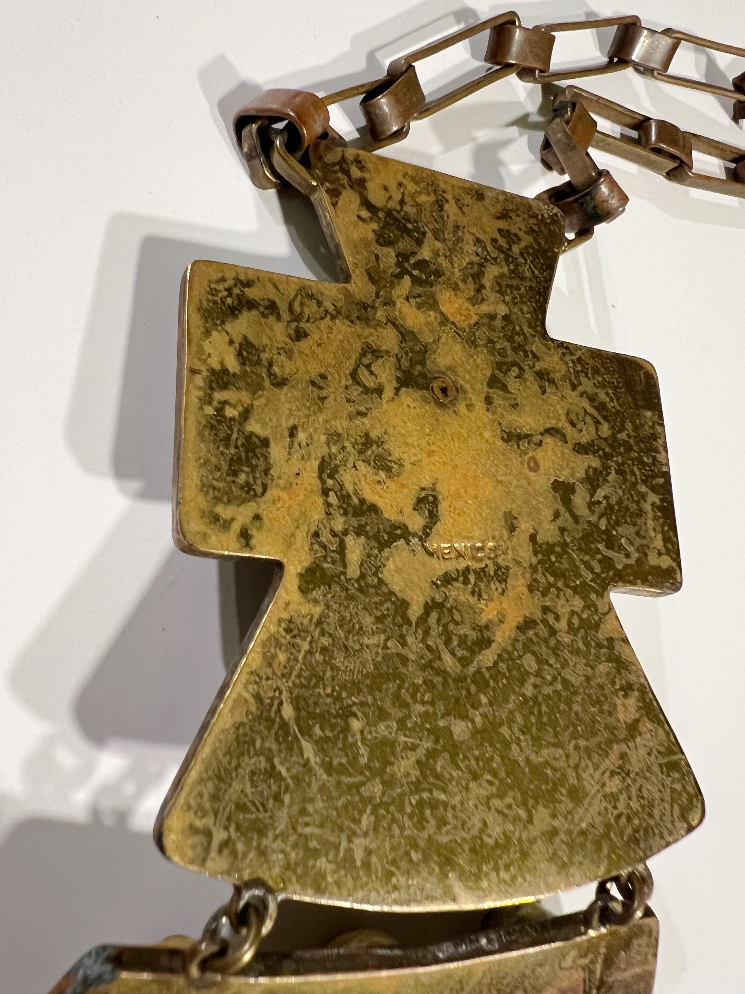 ☆Rare☆50s-60s Mexican copper face Necklace ( ヴィンテージ 