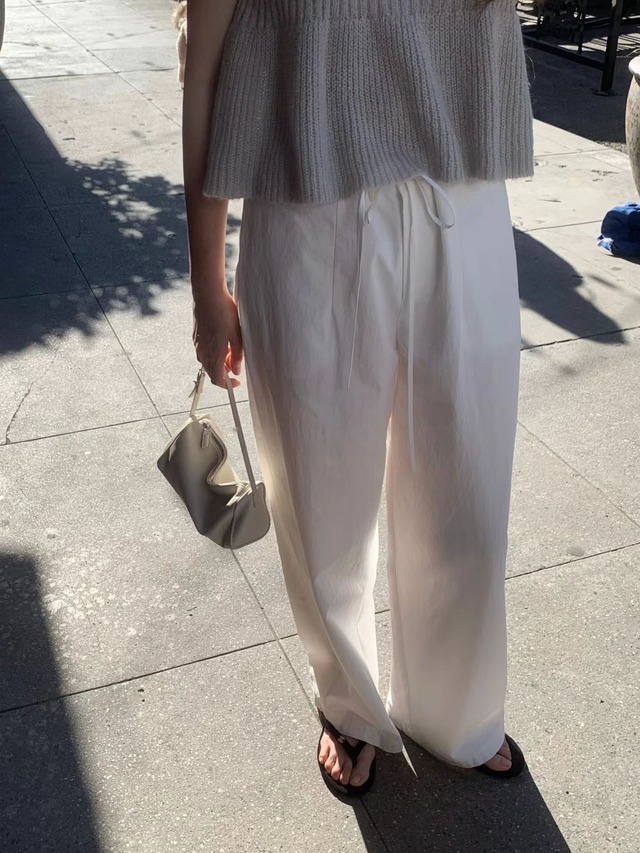 (予約) ounce / Code string pants 3color