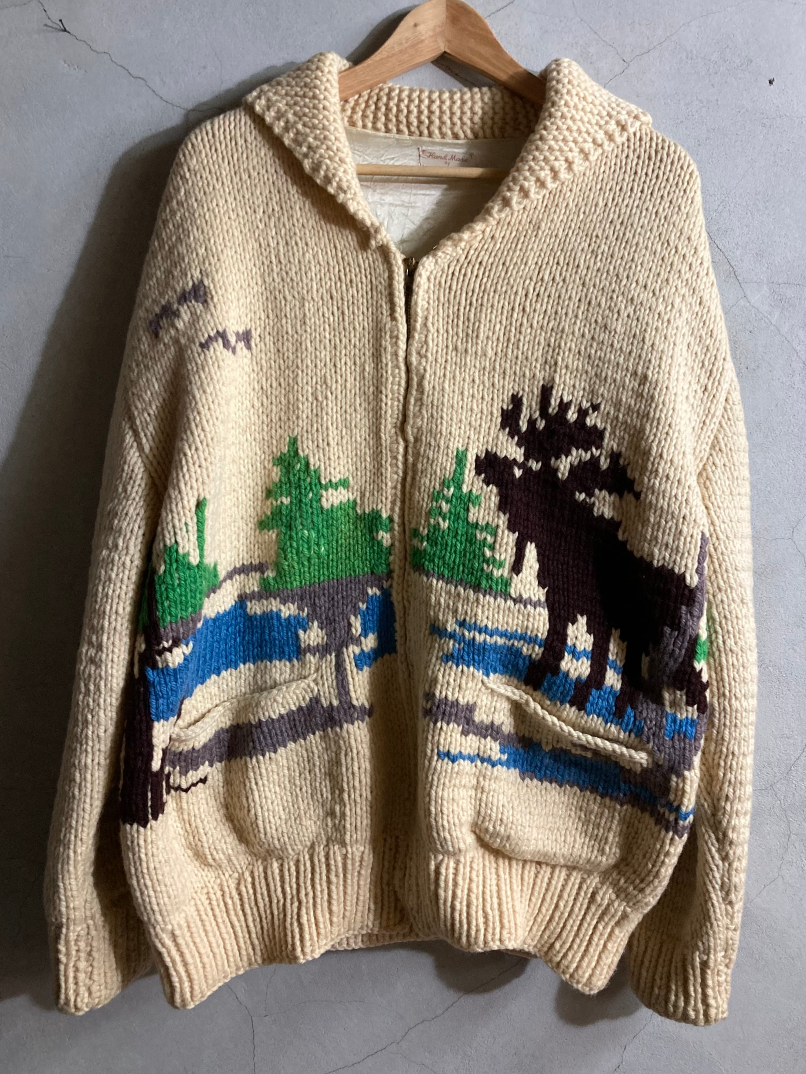 50s VINTAGE COWCHAN KNIT ビンテージカウチンセーター