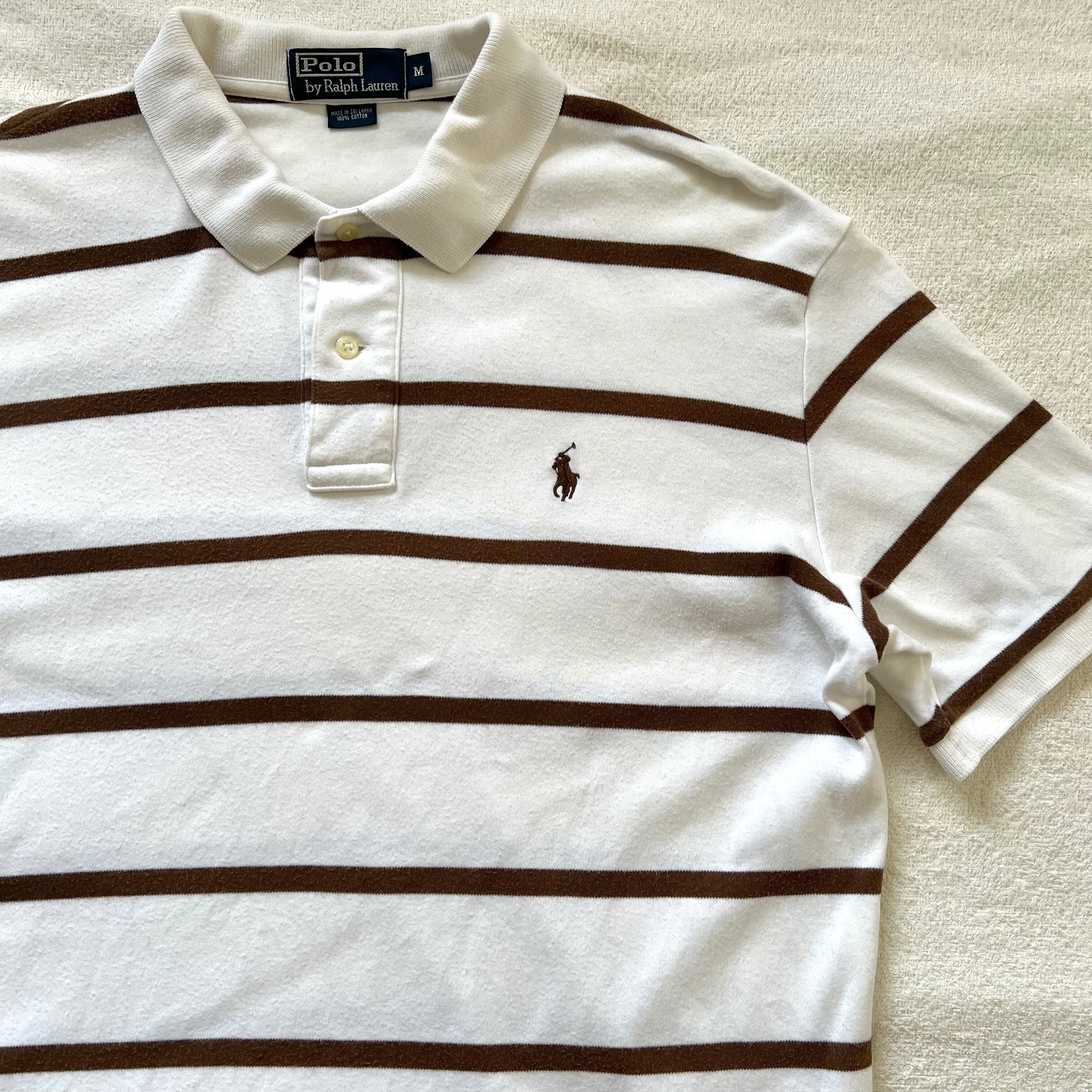 Ralph Lauren ラルフローレン ポロシャツ ラガーシャツ ラグビー M