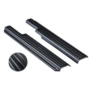 【数量限り】セイワ(SEIWA) 車種専用用品 スズキ ジムニー&シエラ(JB64/JB74)専用 スカッフプレート サイドステップガード IMP172 ステンレス ブラック 両面テープ付き サイドシル