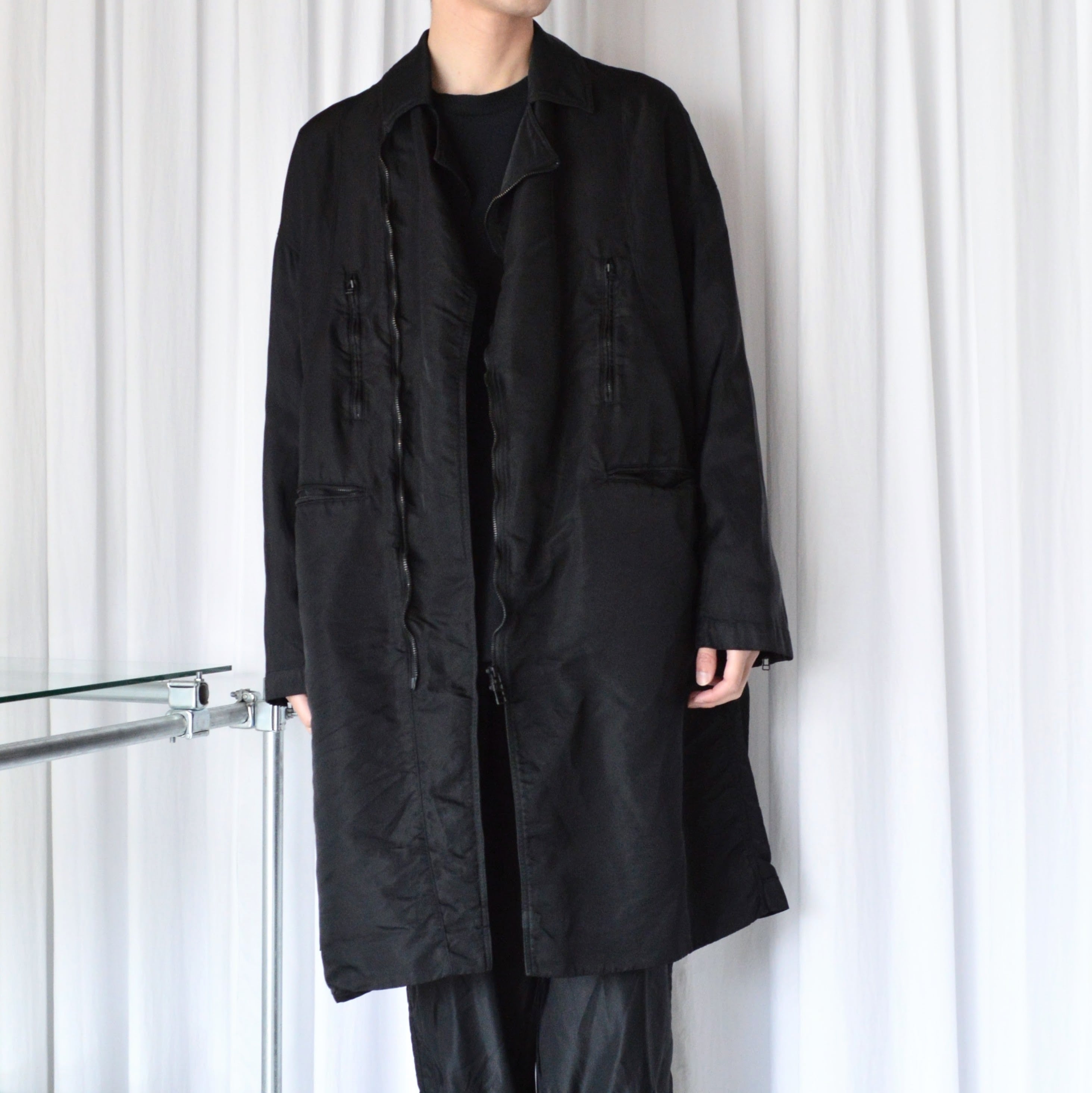 【NEW】DDUD / Shrink high density nylon twill Riders coat
