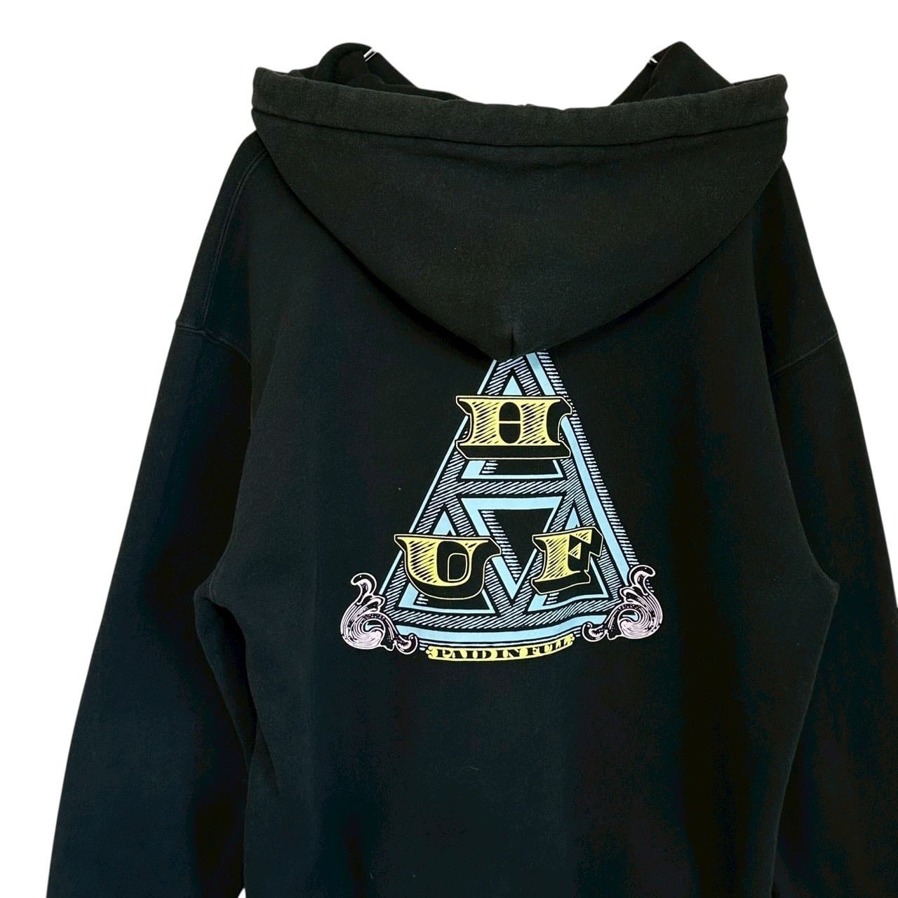 stussy ステューシー ジップパーカー M バックロゴ プリント ワールド