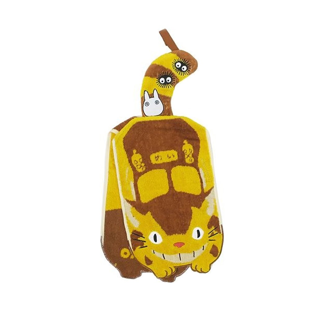 猫マスコット付ドレスタオル となりのトトロネコバスのおむかえ マスノヤ衣料品店 マスノヤ猫雑貨店