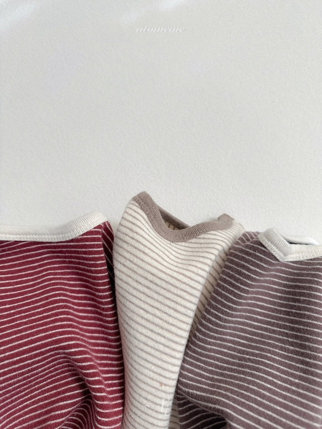 【予約/特典】atomeme / Arden Stripe T