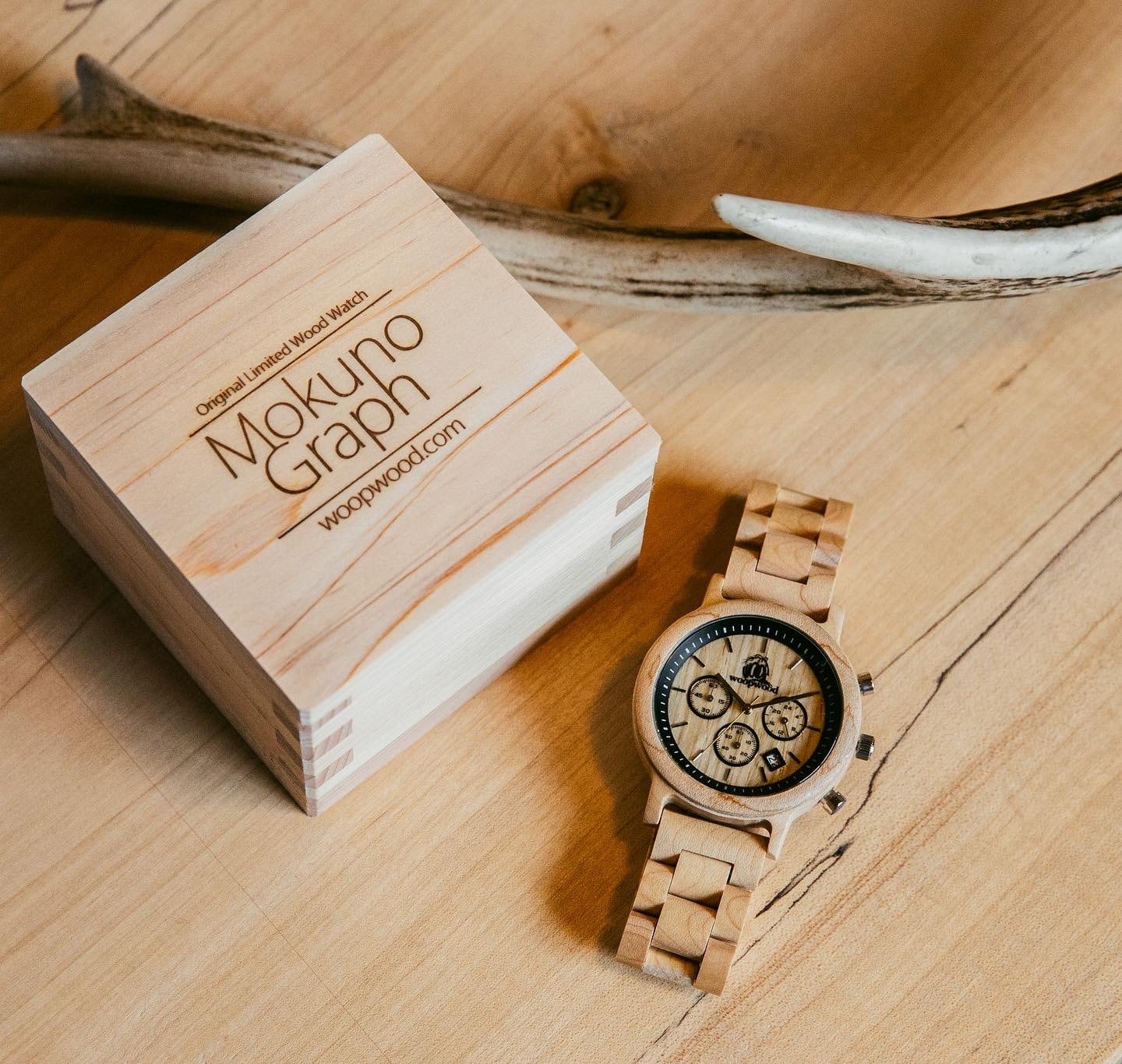 木製腕時計 MokunoGraph 