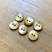 シェルボタン　カフェオレ