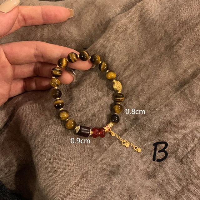 Somedayifレトロ虎目石輝きブレスレット 4s