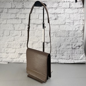 LOUIS VUITTON ヴィトン エピ ビアリッツ レザー ショルダーバッグ グレー A-13538