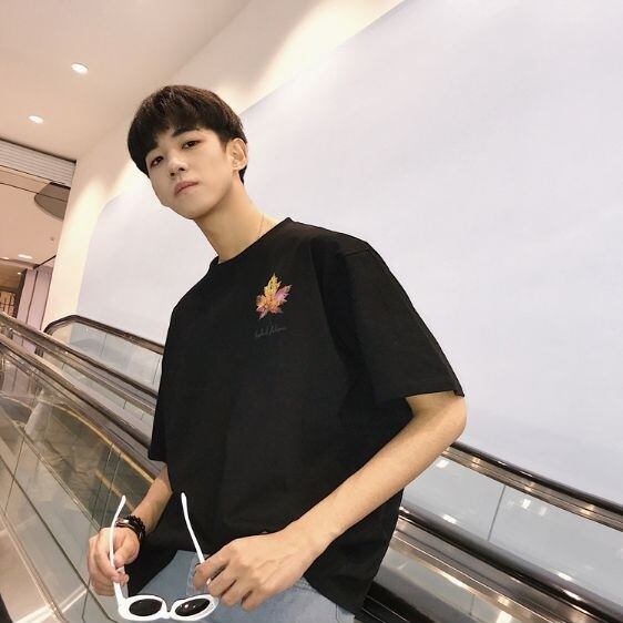 全2色 カジュアル プリント おしゃれ 半そで Tシャツ カットソー