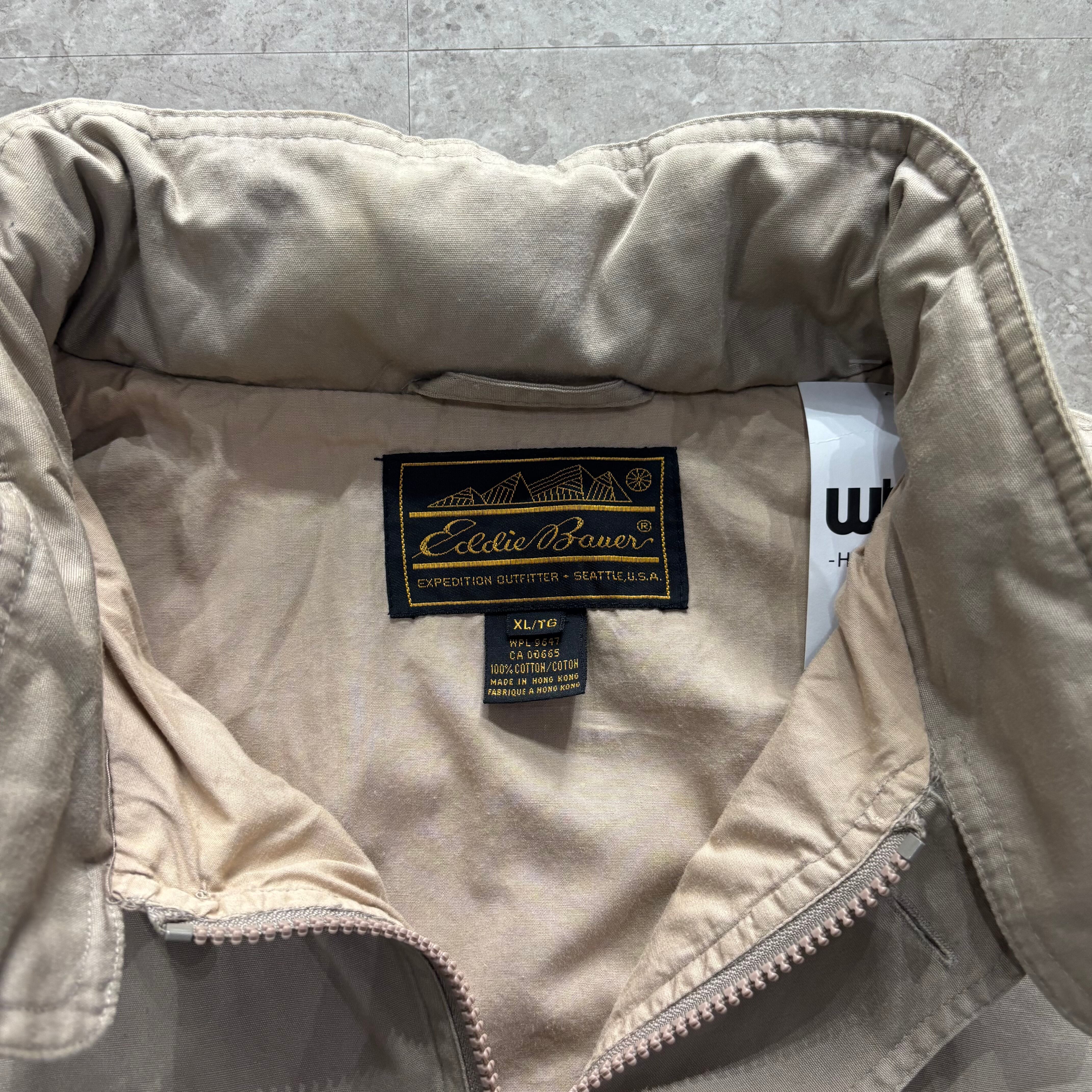 80s〜90s eddie bauer cotton Safari jacket【仙台店】 | What'z up