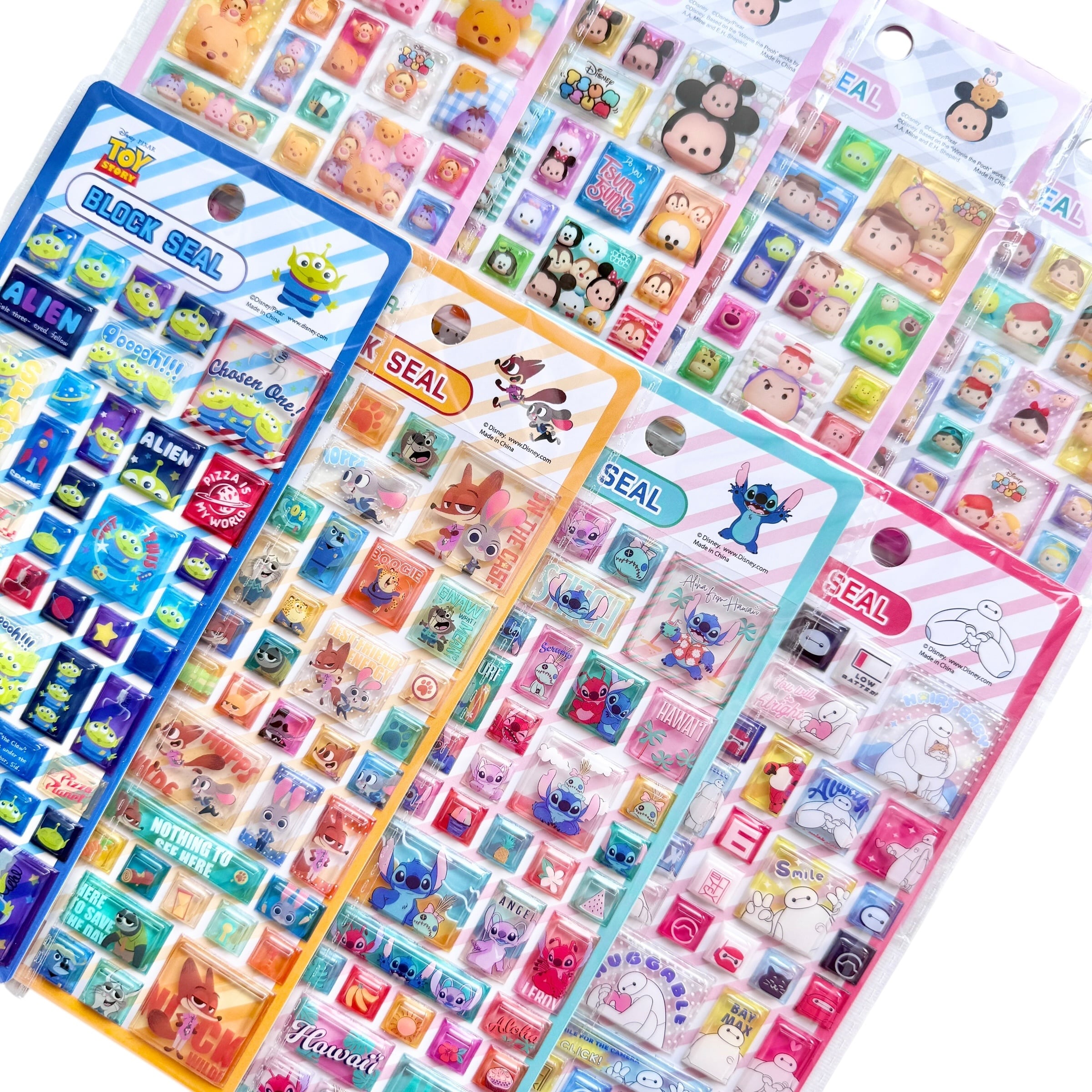 ディズニーシール　しょんぴー様 ディズニーブロックシール | Jewelie