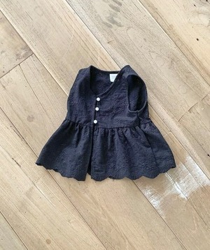 【NEW秋服】レースベストベビーワンピース / BEBEHOLIC / おえかけ服 / お祝い服 / ベビー服