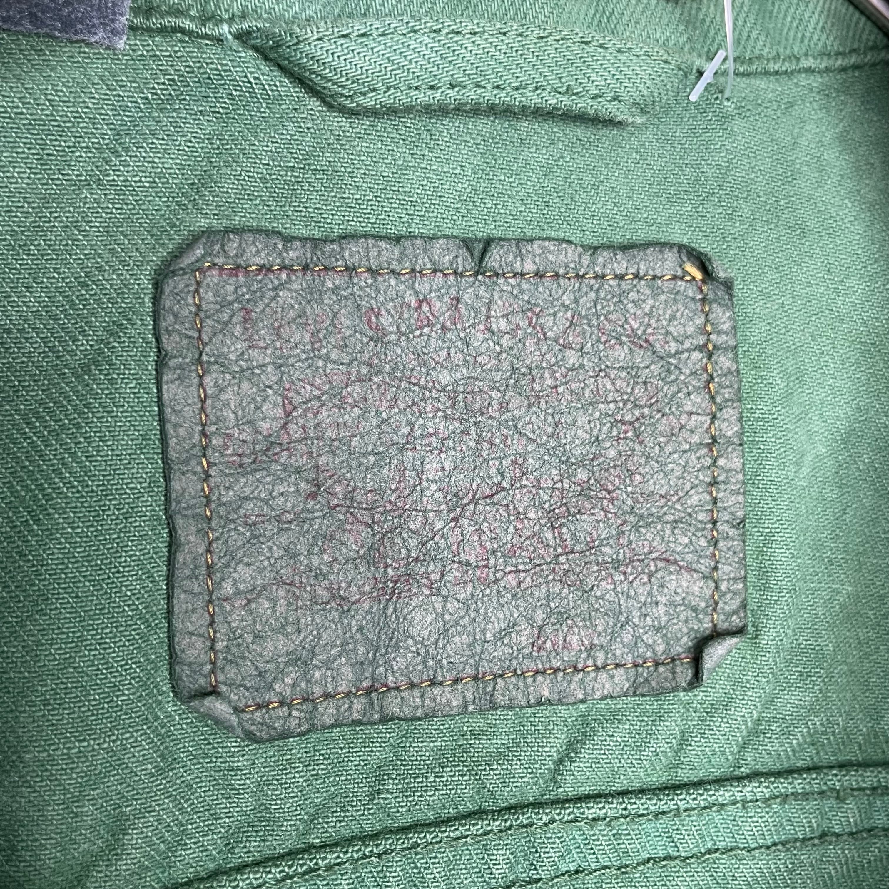 LEVI'S デニムジャケット L グリーン 後染め 状態良好 | 古着屋 LEVI'S デニムジャケット L グリーン 後染め 状態良好 | 古着屋