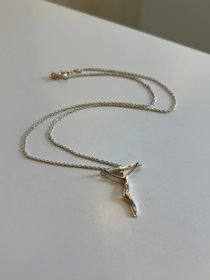 Tiffany&Co./ Design rosario cross medium necklace.(N)