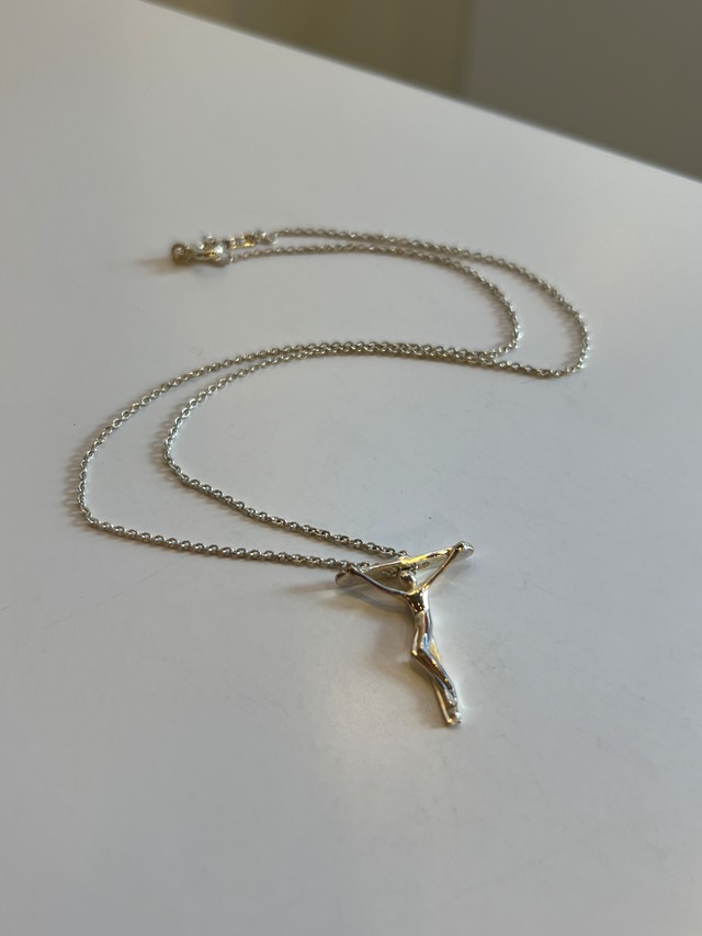 Tiffany&Co./ Design rosario cross medium necklace.(N)