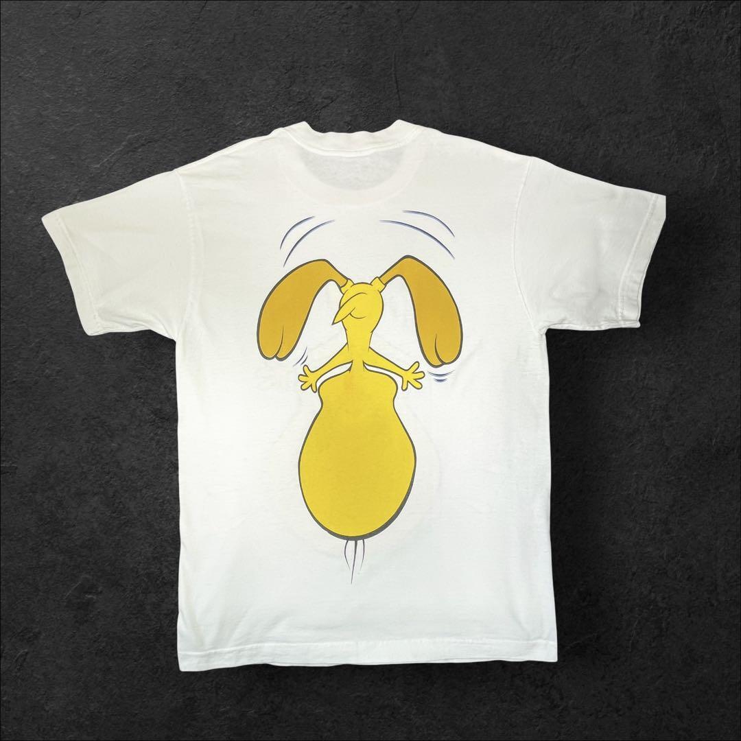 90s トゥイーティー 逆さま両面リンクプリントLOONEY Tシャツ USA製 90s トゥイーティー 逆さま両面リンクプリントLOONEY Tシャツ