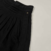 MARC JACOBS マークジェイコブス タック プリーツ フレア スカート 6 /ブラック/(株)ルック代理