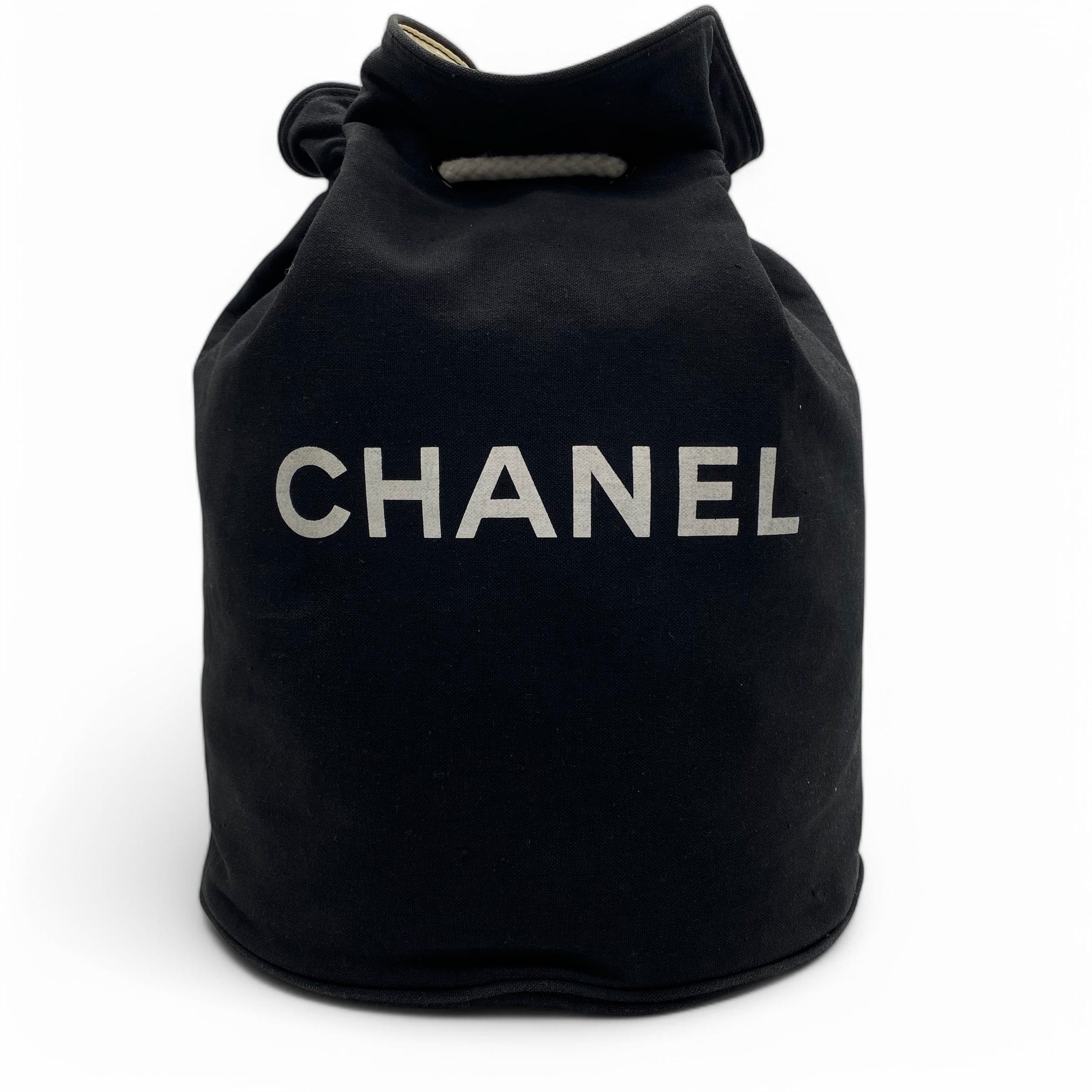 Vintage CHANEL Pool Bag Black / ヴィンテージ シャネル プール バッグ