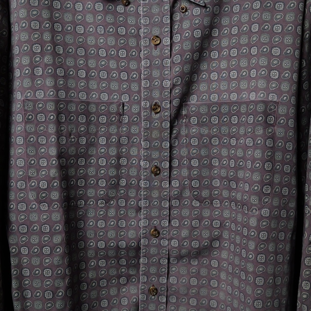 [VanHeausen]  All-over Pattern B.D Shirt