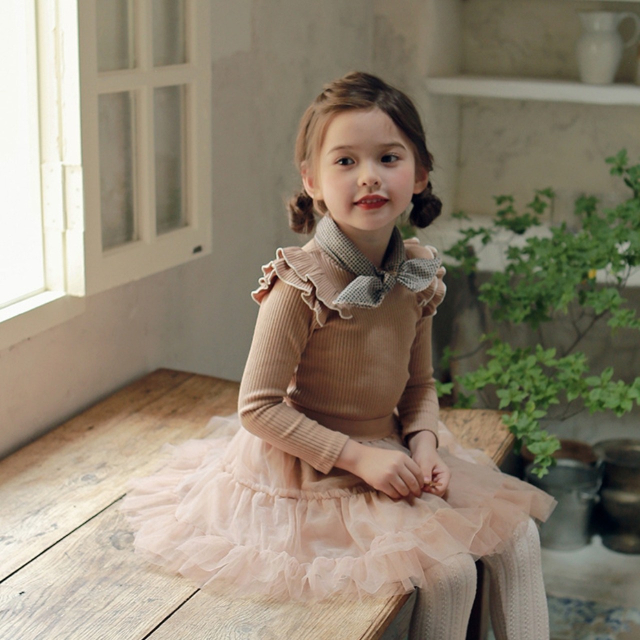 春ふんわり柔らかなガーゼスカート