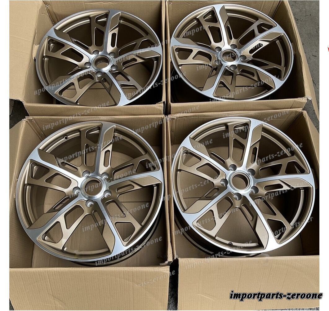 2017+ ポルシェ カイエン 21インチ 5 スポークブロンズスタイル