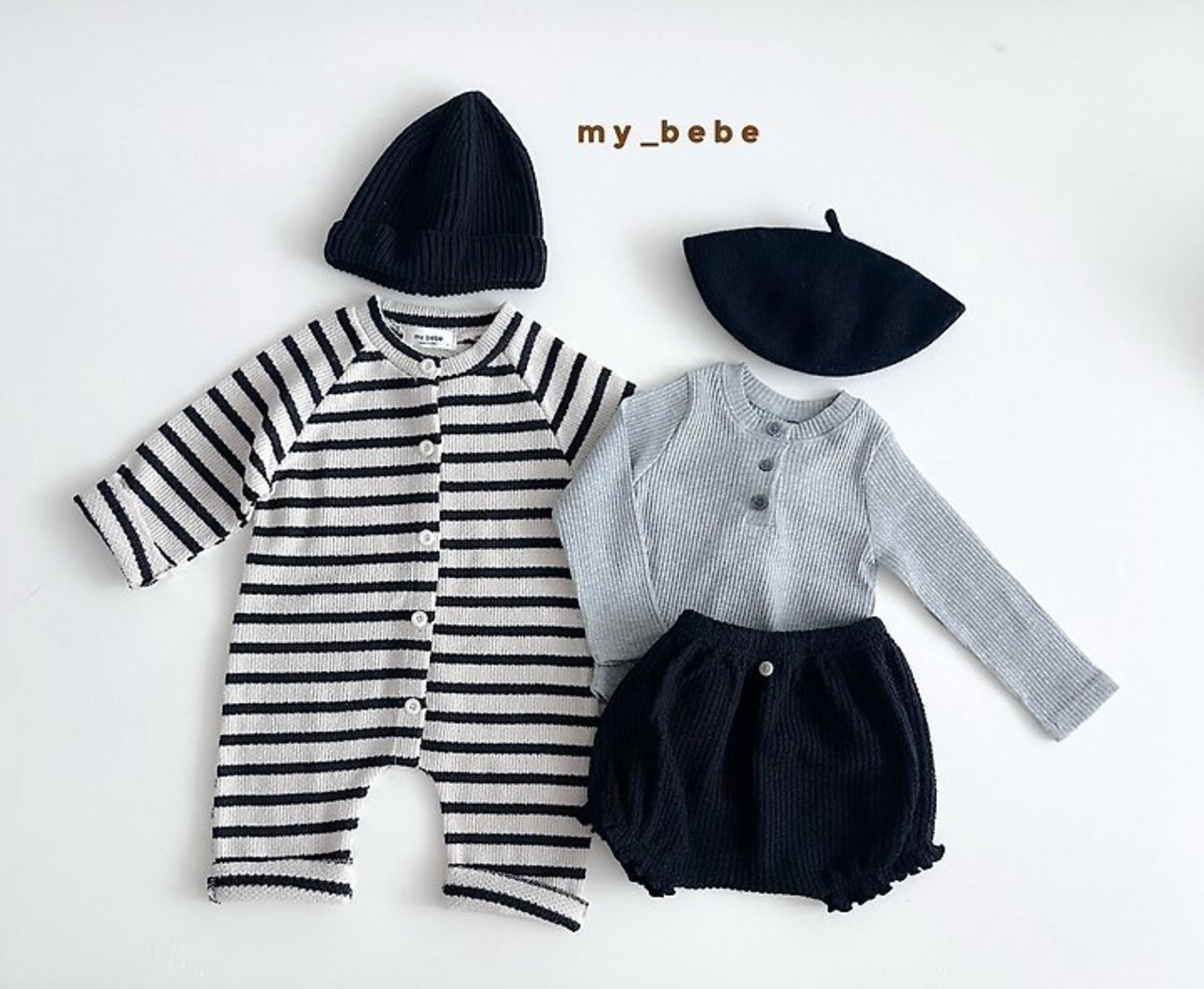 韓国子供服 / Mybebe / ピオータムスーツ / ベビー *S~Ⅿ*
