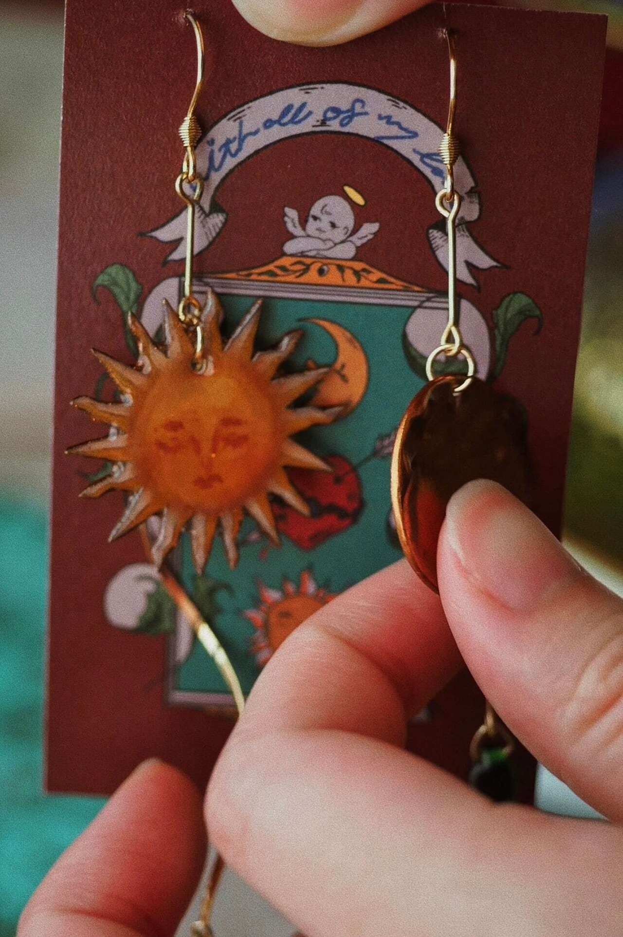 海月姫  片耳飾り