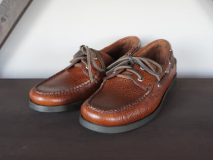 G.H BASS ジーエイチバス JETTYII 20320 Textured レザー TAN デッキ