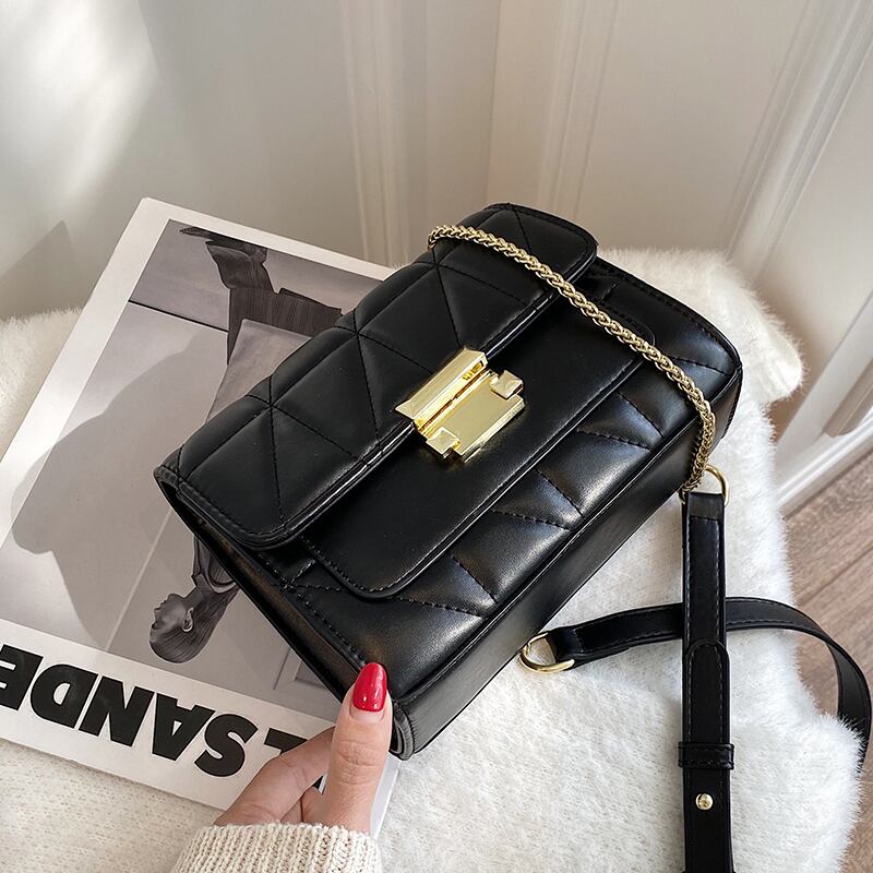 今年人気のスモールバッグウィメンズ2020ニューファッション秋冬ネットレッドダイヤモンドチェーンバッグワイルドショルダーメッセンジャーバッグ Tiancai_Wing_Bag48315648327