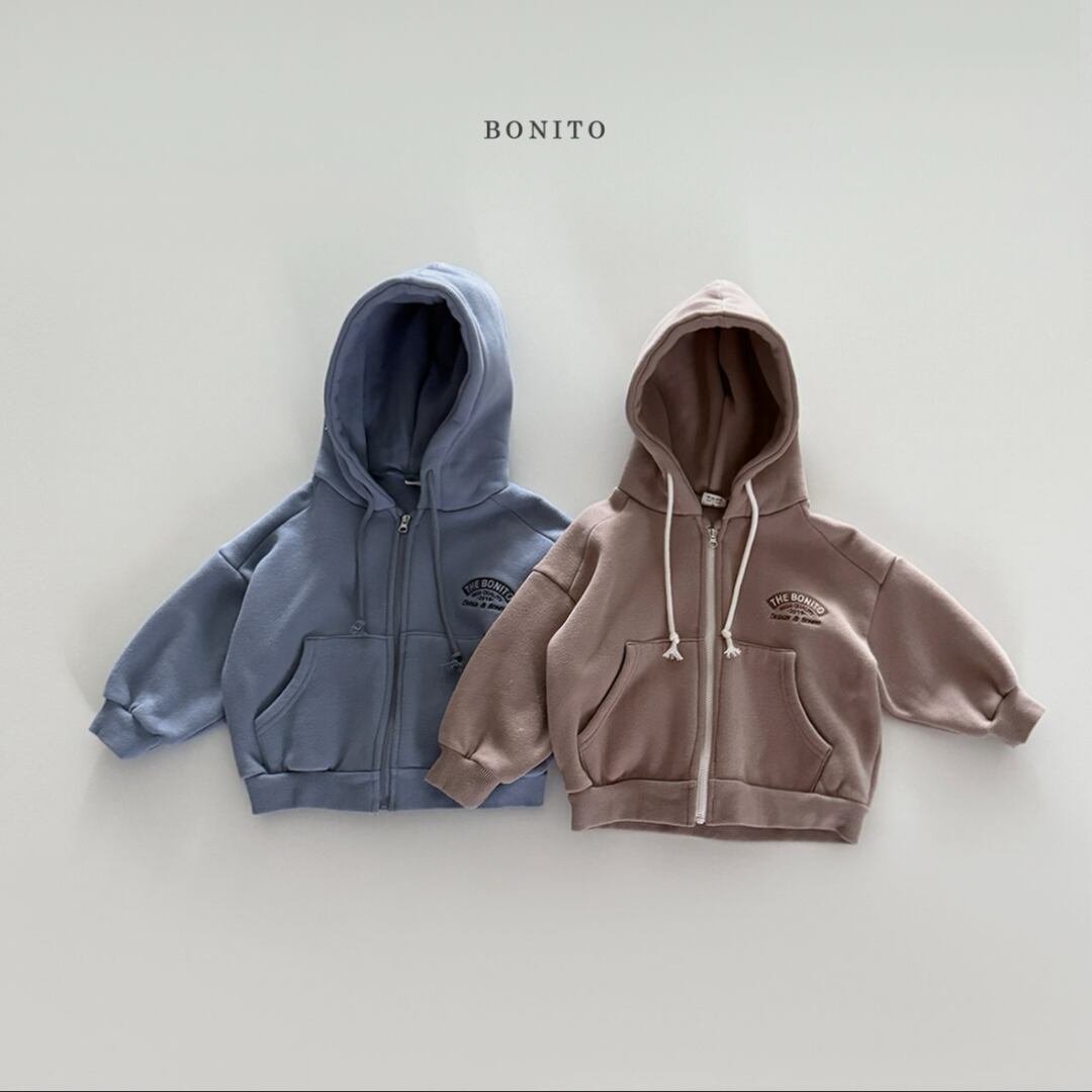 《予約》BONITO ¨ front-slit hooded zip-up