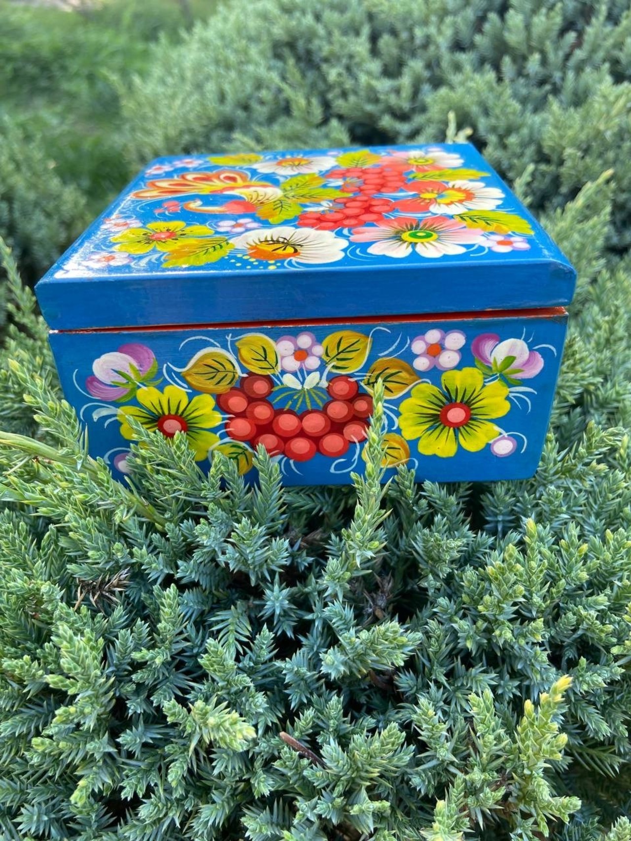 ペトリキフカ・ジュエリーボックス （ホメンコ）10 cm - 2