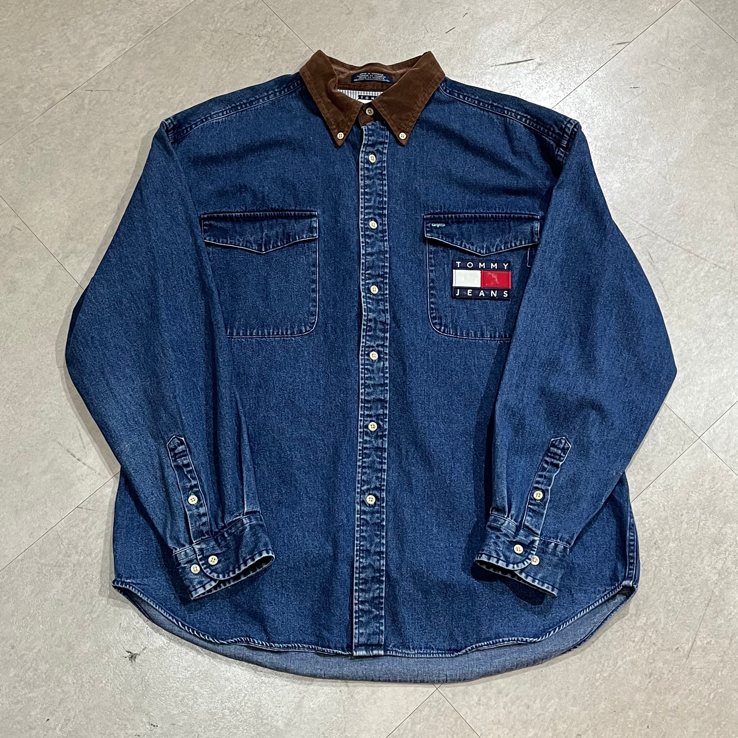 90年代 size:L【 TOMMY JEANS 】トミージーンズ トミーヒルフィガー