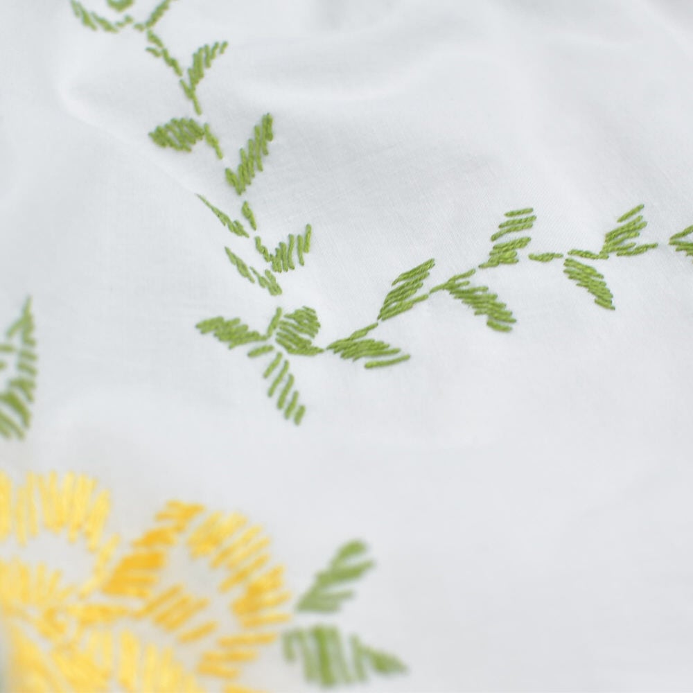 Remakeリメイク 再構築 テキスタイル フラワー 刺繍 デザイン ルーズ