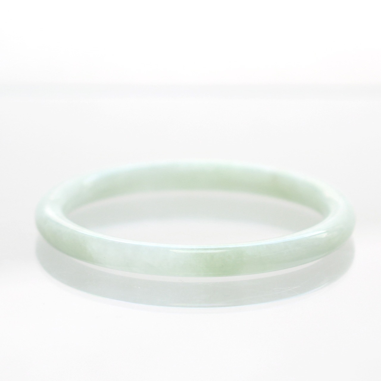 【内径 59.6mm 】翡翠プリンセスバングル  A貨翡翠 jd_bg1319