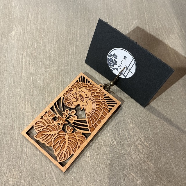 和雑貨ましろ:花札ピアス/桐に鳳凰