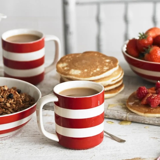 【Cornishware】 ペアマグカップ｜10oz