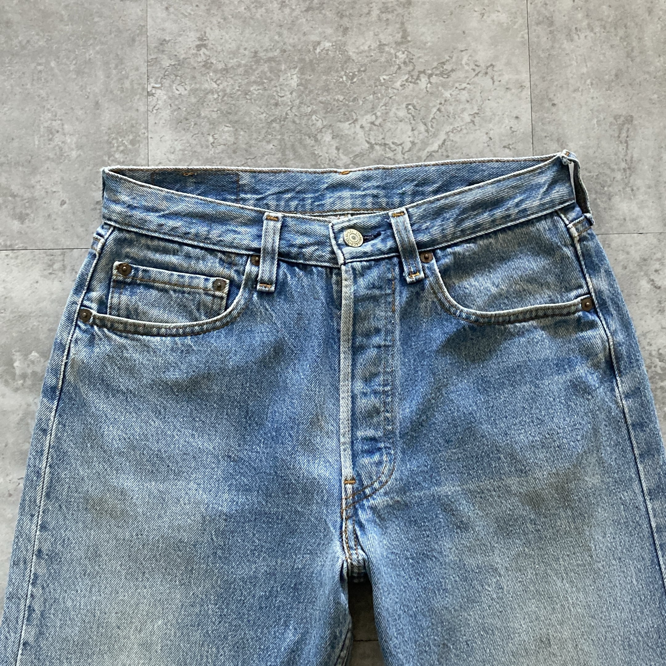 W31】80s US.Levis 501 リーバイス エルパソ工場(525) ボタン裏刻印525