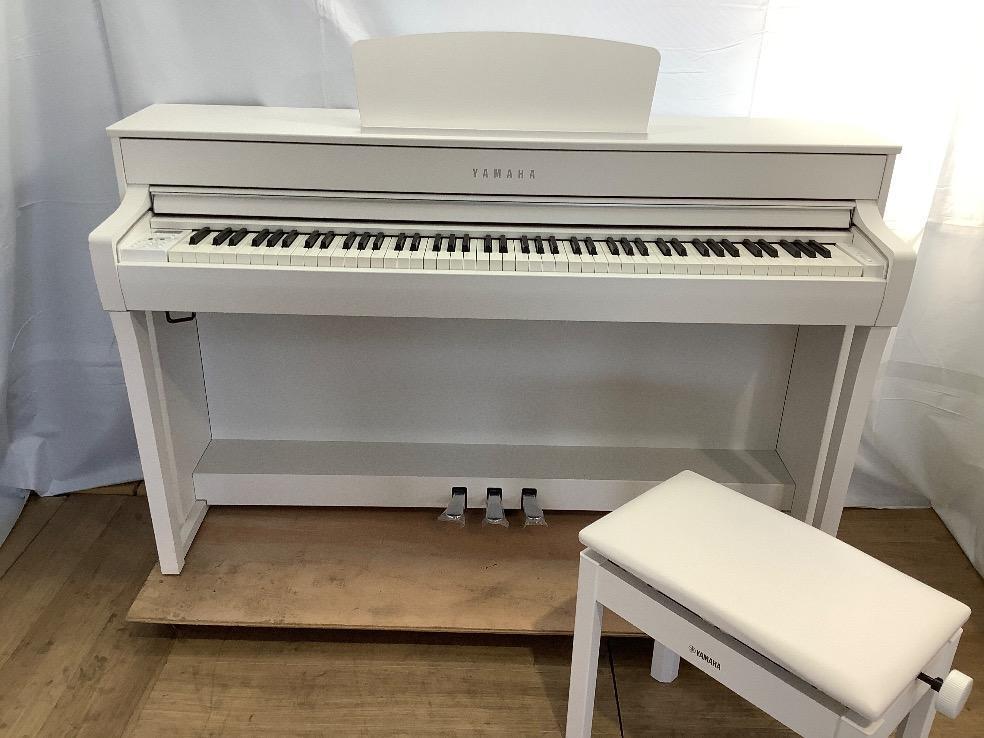 ★38847【電子ピアノ】YAMAHA SCLP7350WH 22年製