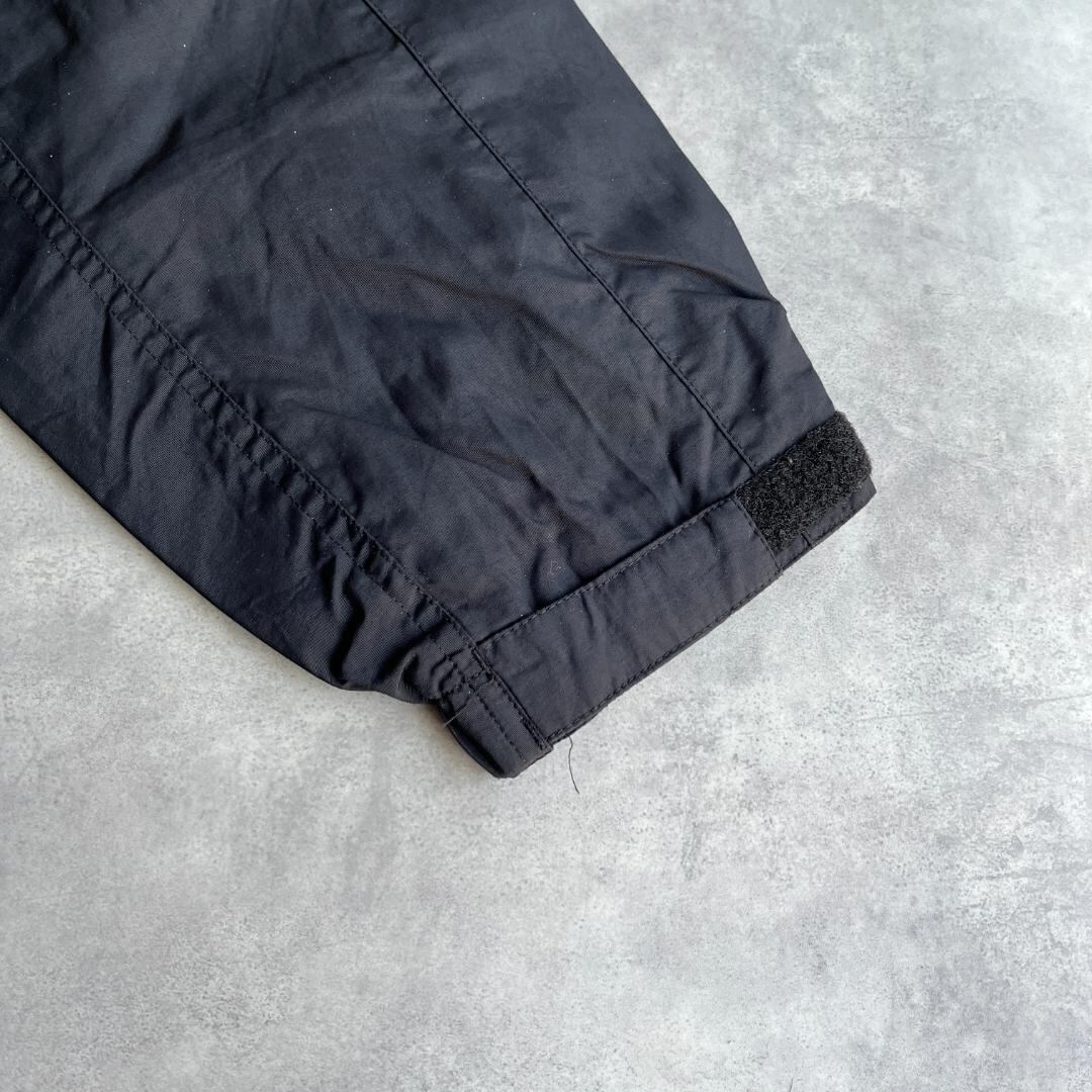 ノースフェイス ナイロンジャケット パーカー 刺繍 古着 2XL 黒 13550