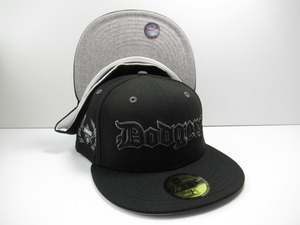 Exclusive NEW ERA 59fifty Los Angeles Dodgers　ロサンゼルス・ドジャース　BLACK　「Exclusive Side Patch」