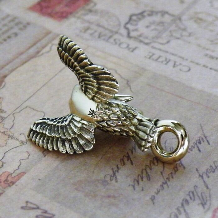 象面鳥チャーム(真鍮タイプ) | ISEKOBO