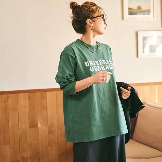 アニーカ UNIVERSAL OVERALL×ANIECA デニムシャツ UNIVERSAL OVERALL
