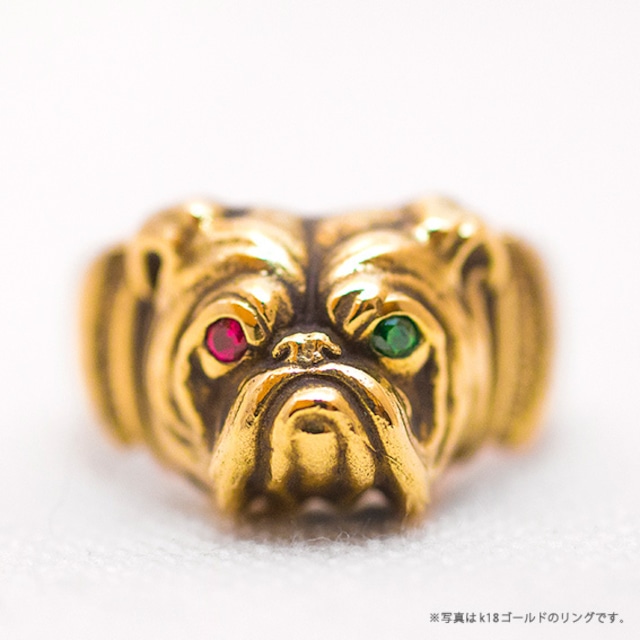 BULL DOG RING 18K GOLD