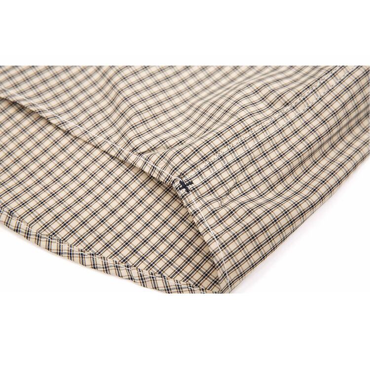 ★AMERICAN RETRO LOOSE CUT BASIC PLAID SHIRT　　　A0728