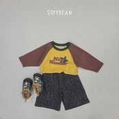韓国子供服 / 26Autumn / soybean / wonder ラグランTシャツ / キッズ服 / ジュニア服 / 秋服 *XS~JM*